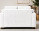 Modern 2-Seater Sofa - White Dylan 2 Seater Sofa - Image 3