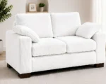 Modern 2-Seater Sofa - White Dylan 2 Seater Sofa - Image 2