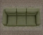 Olive Green Fabric Recliner Sofa – Modern 3 Seater Living Room Sofa - Image 3