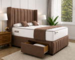 King Size Divan Bed - King Size Bed with Mattress – Modern Storage Bed Frame