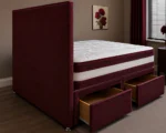 Elegant Super King Size Divan Bed Frame – Super King Size Divan Bed Set with Mattress - Image 3