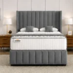 Double Divan Bed Frame with Drawer - Stylish Double Bed with Mattress