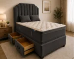 Premium King Size Divan Bed Base with Mattress - Image 3