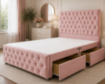 Premium King Size Divan Bed with Mattress and Storage Included