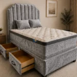 Space Saving Super King Size Divan Bed – Super King Size Bed Frame with Storage and Mattress