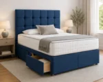 Classic Super King Size Divan Bed Frame With Mattress