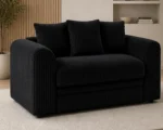 2 Seater Sofa - Dylan Sofa - Black Dylan Sofa - Image 2