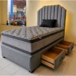 King Divan Bed Set with Mattress  - King Divan Bed