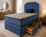Elegant King Size Divan Bed with  Mattress
