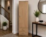 Smart Storage One Door Wardrobe with Two Drawers