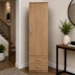 Smart Storage One Door Wardrobe with Two Drawers