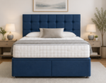 Classic Super King Size Divan Bed Frame With Mattress - Image 2