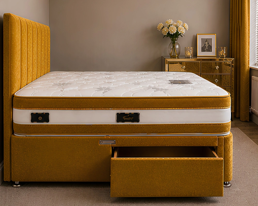 28 Handmade King Size Divan Bed Frame – Stylish King Divan Bed with Mattress Included - Image 1