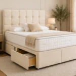 Double Bed – Comfortable Double Divan Bed with Storage - Double Size Divan Bed with Mattress