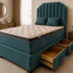 Double Divan Bed with Modern Style - Bed with mattress and Drawers