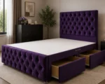 Double Divan Bed Frame – Double Bed Frame – Mattress and Storage Included