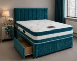 Durable King Size Divan Bed Frame – King Size Storage Divan Bed – Mattress Included