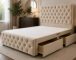 Premium Double Divan Bed with Mattress - Contemporary Double Divan Bed Frame - Image 2