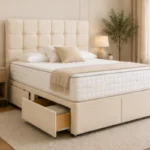 Premium Double Divan Bed Frame – Double Size Bed with Mattress and Drawers