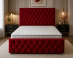 Luxury Double Divan Bed Frame – Elegant Double Bed With Mattress - Image 2
