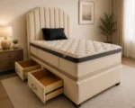 Luxury Divan Super King Bed Complete with Comfortable Mattress - Image 2
