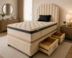 Luxury Divan Super King Bed Complete with Comfortable Mattress - Image 3