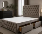 Double Divan Bed Frame – Luxury & Comfortable Double Size Bed With Mattress - Image 2