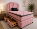 Stylish Divan Bed Frame With Mattress – Comfortable & Modern Double Bed