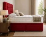 Modern Super King Size Divan Bed Frame – Premium Super King Bed with Mattress and Drawers - Image 2