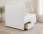 Modern Super King Size Divan Bed Frame – Super King Bed Frame with Mattress and Drawers - Image 4