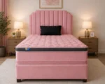 Double Divan Bed Base with mattress and Storage Features - Image 3
