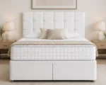 Modern Super King Size Divan Bed Frame – Super King Bed Frame with Mattress and Drawers - Image 3