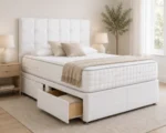 Modern Super King Size Divan Bed Frame – Super King Bed Frame with Mattress and Drawers