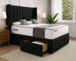 King Size Divan Bed Frame – Stylish King Size Storage Bed – Mattress Included - Image 3