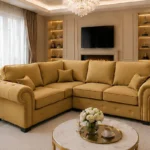 L Shape Sofa - Ashwin 4 Seater Sofa – Four Seater Corner Sofa