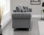 Luxury 3 Seater Sofa - 3 Seater Grey Sofa - Image 3