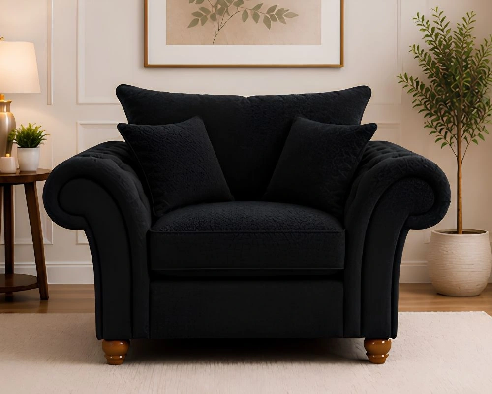 Ashwin Royal Comfort Sofa Modern Luxury Sofa - 1 Seater Sofa - Image 1