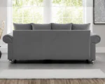 Luxury 3 Seater Sofa - 3 Seater Grey Sofa - Image 4