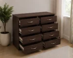 Chest of Drawers 4+4 – Stylish 4/4 Chest of Drawers – Contemporary Large Chest -  Luxury Wooden Drawer Cabinet - Image 2