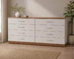 Chest of 4+4 Drawers – Chest of 8 Drawers – Contemporary Bedroom Furniture - Image 3