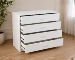 Modern Wooden Drawers - Premium Storage Cabinet - Chest Of 4 Drawers - Image 2