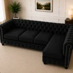 Chesterfield L-Shaped 5 Seater Sofa - Five Seater Sofa