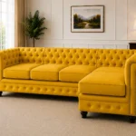Chesterfield 5 Seater Corner Sofa - Chesterfield Family Corner Sofa – Premium 5 Seater