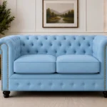 Chesterfield Velvet 2 Seater Sofa - Modern 2 Seater Sofa - 2 Seater Sofa