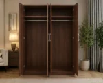 Modern 4 Door Wooden Wardrobe – Large Bedroom Storage Cabinet - Image 5