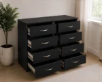 Chest of Drawers 4/4 – Modern Large Drawer Chest for Bedroom Storage -  Luxury Wooden Drawer Cabinet for Modern Homes - Image 2