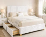 King Size Divan Bed with Storage – King Size Storage Bed with Mattress – Modern Divan Frame - Image 4