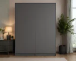 High Quality 4 Door Wardrobe – Strong & Stylish Build - Wooden 4 Door Wardrobe – Classic & Elegant Finish - Image 4