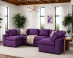 Modern Comfort & Style for Your Living Room - U Shape Sofa - Image 3