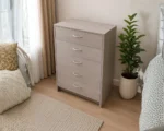 Chest of 5 Drawers - Premium Wooden Storage Drawers - Elegant bedroom furniture - Image 3